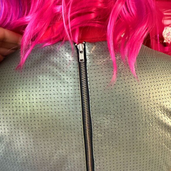 Catherine Deane Bronze Leather Midi Dress – Vintage-Inspired, Size 6 - Picture 9 of 12